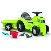 Ecoiffier Loopwagen Tractor Met Aanhanger Groen 85 X 32 X 28 Cm