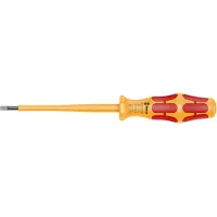 Wera 1060 i VDE-geïsoleerde Kraftform sleuf-schroevendraaier, 0.6 x 3.5 x 100 mm - 05051582001