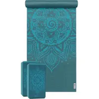 Yogistar Yoga-Set Starter Edition - spiral mandala (Yogamatte + 2 Yogablöcke)