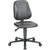 BIMOS Bureaustoel 9653 ESD, kunstleer, skai zwart