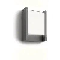 Philips myGarden wandlamp | Arbour | 2700K | Ultra Efficient | IP44 | 3.8W | Antraciet