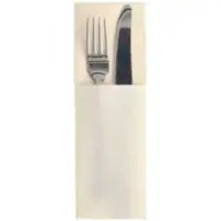 Papstar 50 Servetten ROYAL Collection 48 cm x 30 cm champagne met bestekvouw