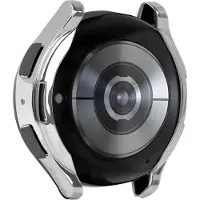 Strap-it TPU case - zilver bescherm hoesje geschikt voor Samsung Galaxy Watch 5 40mm - zilveren beschermhoes voor Galaxy Watch 5 40mm