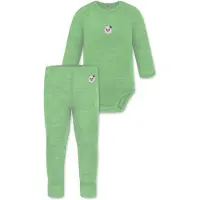 Normani Rompertje/body groen / gemengde kleuren