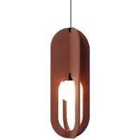 Wever & Ducre Solli Cocoon Hanglamp Solli Cocoon 2.0 | Felt Oxide Red | 3000K