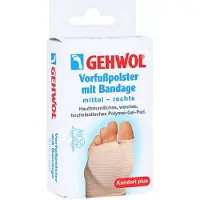 Eduard Gerlach GmbH Anti Druk Voorvoetkussen G in Elastische Bandage - 1stuks