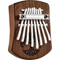 Meinl Mini Kalimba 8 notes tree of life black walnut