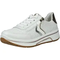 Ara Sneakers laag goud / zilver / wit