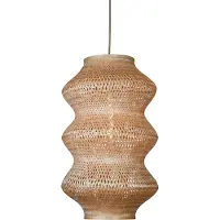 Good&Mojo Bamboe LED Hanglamp Barbados | 1X E27 Max 60W | Pure Natural