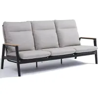 AVH-Collectie Alzano 3-zitsbank zand rope aluminium antraciet