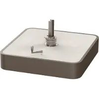 4 Seasons Outdoor Costa vulbare parasolvoet ceramic plate