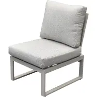 AVH-Collectie Saigon middenelement aluminium latte soft grey kussens