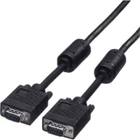 Roline SVGA kabel HD15 M/M met ferrietkern, 15 m