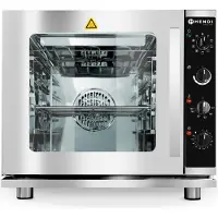 Hendi Combisteamer met grill 4x GN 2/3 230V 3000W, Kleine oven, Grijs