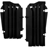 Polisport Zwarte radiatorkap Kawasaki KX250F