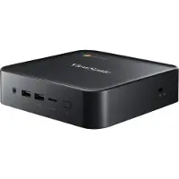 Viewsonic NMP760 CERTIF CHROMEBOX CEL520 64GB 8GB LAN WIFI BLUETOOTH (Intel Celeron 5205U, 8 GB, 64 GB, eMMC, Intel UHD Graphics), PC, Zwart