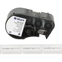 Brady M4-124-490 Freezerbondz polyester labels zwart op wit 12,7 mm x 41,91 mm (origineel)