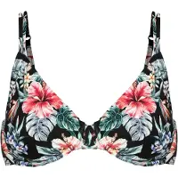 LASCANA Bikinitop gemengde kleuren / zwart
