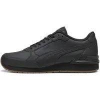 Puma leren sneaker ST Runner v4 L, kleur: zwart-donkergrijs-beige, uniseks, heren: maat 37 EU