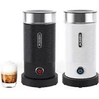 HiBREW M1A 450W melkopschuimer schuimmachine, chocolademixer koud / warm latte cappuccino, volautomatische melkverwarmer - wit