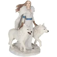 Nemesis Now - Winter Guardians 23cm Beeld/figuur - Wolven - Wit