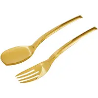 Sambonet Serveerbestek Living Mirror PVD Gold (2-delig)