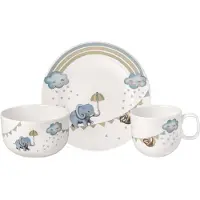 Villeroy & Boch Kinderservies Walk like an Elephant Wit (3-delig)