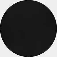 Muratap Pouffy fluffy hoogpolig rond vloerkleed uni kleur - woonkamer