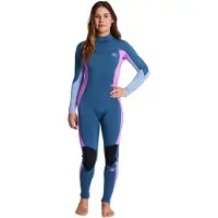 Billabong Synergy 4/3 Mm Dames Neopreen Wetsuit Met Lange Mouwen En Rugrits