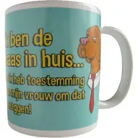 Paper Dreams Funny Mugs 34- ik ben de baas in huis