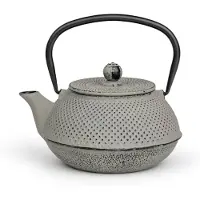 Bredemeijer - Theepot Jang 0,8L gietijzer betongrijs met filter