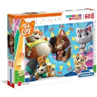 Clementoni legpuzzel 44 Cats Chill 60 stukjes