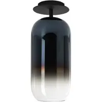 Artemide Plafondlamp , Gople Mini, dimbare, Koper, Woonkamer, Glas, Designer