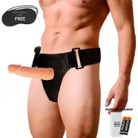 Harness attraction | Willian Strap-on Hollow Extender Vibrator 17 X 4.5 Cm