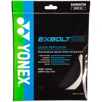 Yonex Exbolt 63 Snaren wit set