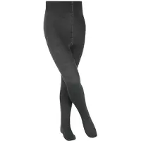 Falke Comfort Wool dik eenkleurig wol panty kinderen grijs - maat 134-146