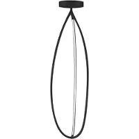 Artemide Arrival plafondlamp, app, zwart, 130cm