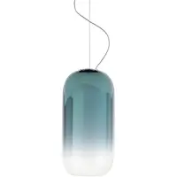 Artemide Hanglampe , Gople, dimbare, Blauw, Woonkamer, Glas, Designer