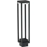 Albert Led terraslamp Poast 70cm - zwart