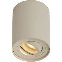 QAZQA Moderne opbouwspot beige GU10 50mm draaibaar en kantelbaar - Rondoo Up