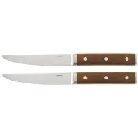 Sambonet Steakmes Sirloin Steel Wood (Set van 2)