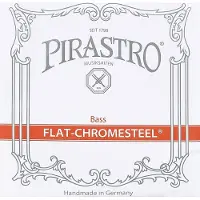 Pirastro 342000 Flat Chromesteel Contrabassnaren, Solo