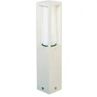 Albert buitenlamp Oblong wit