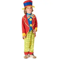 Vegaoo - Clown pak voor jongens Feestkleding