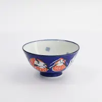 Tokyo Design Studio - Kawaii - Rijstkom - 11.3x5.8cm - 300ml - Kom Daruma - Blauw