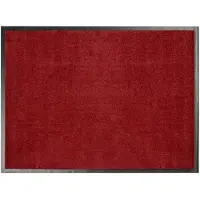 Floordirekt Deurmat Performa - Hoog Absorptievermogen - Voor Binnen en Buiten - Rood - 90 x 120 cm