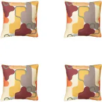 Madison sierkussen grafi bordo ca. set van 4