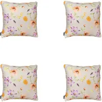 Madison sierkussen florina purple ca. set van 4