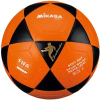 MIKASA FT-4 Voetbal Oranje, Zwart