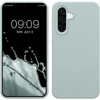 Kwmobile telefoonhoesje geschikt voor Samsung Galaxy A36 5G - Hoesje met siliconen coating - Smartphone case in cool mint